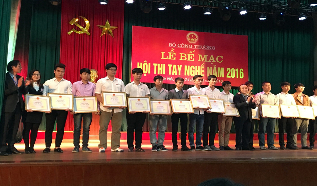 Bế mạc Hội thi tay nghề Bộ Công Thương năm 2016