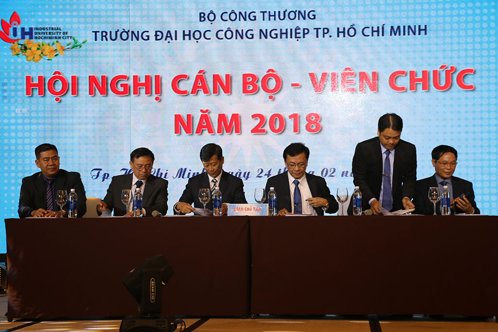 Hội nghị Cán bộ, viên chức trường Đại học Công nghiệp TP. Hồ Chí Minh năm 2018