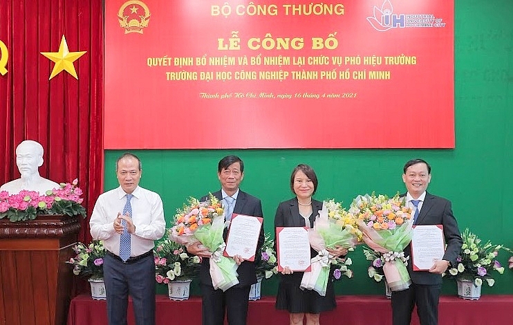 Bổ nhiệm 3 Phó hiệu trưởng trường Đại học Công nghiệp TP. Hồ Chí Minh