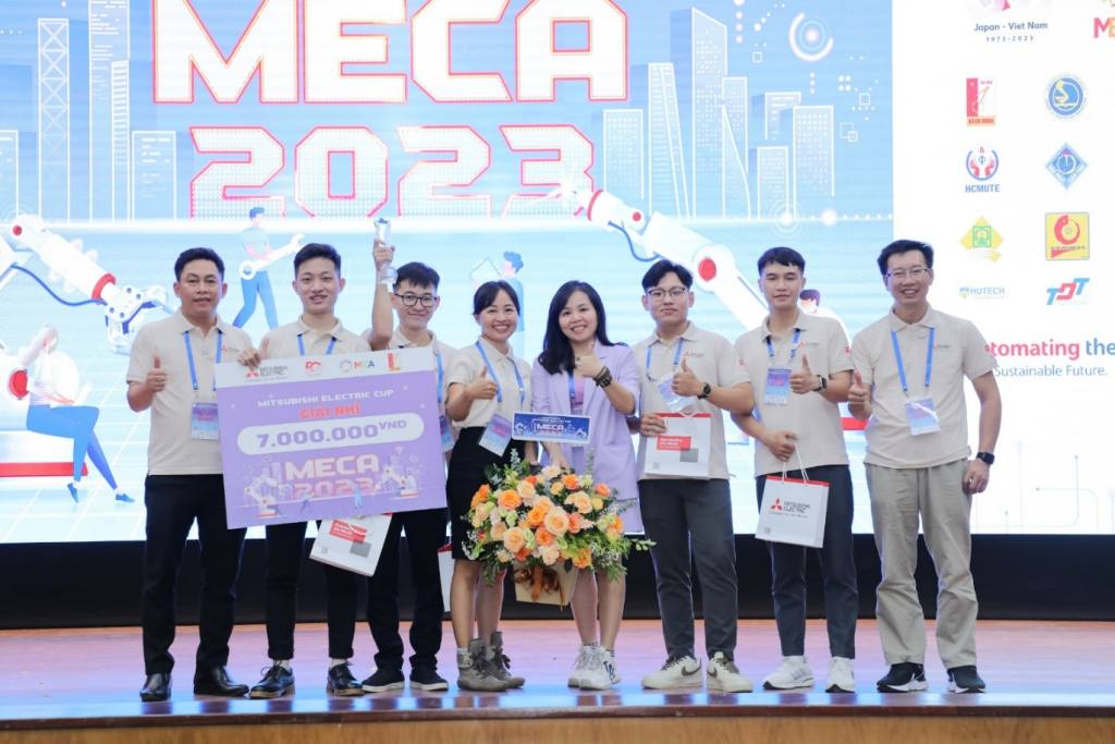 Sinh viên Khoa Công nghệ Điện xuất sắc đạt giải Nhì cuộc thi MECA 2023