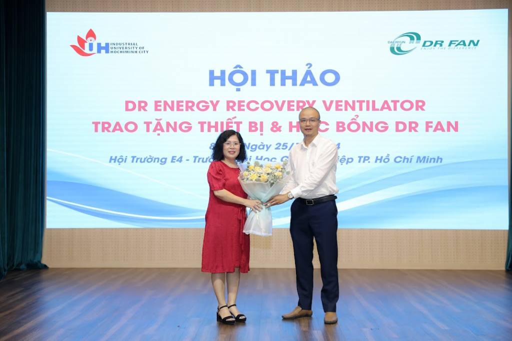 Hội thảo “Dr Energy Recovery Ventilator”, trao tặng thiết bị và học bổng Dr Fan tại Đại Học Công nghiệp TP. HCM