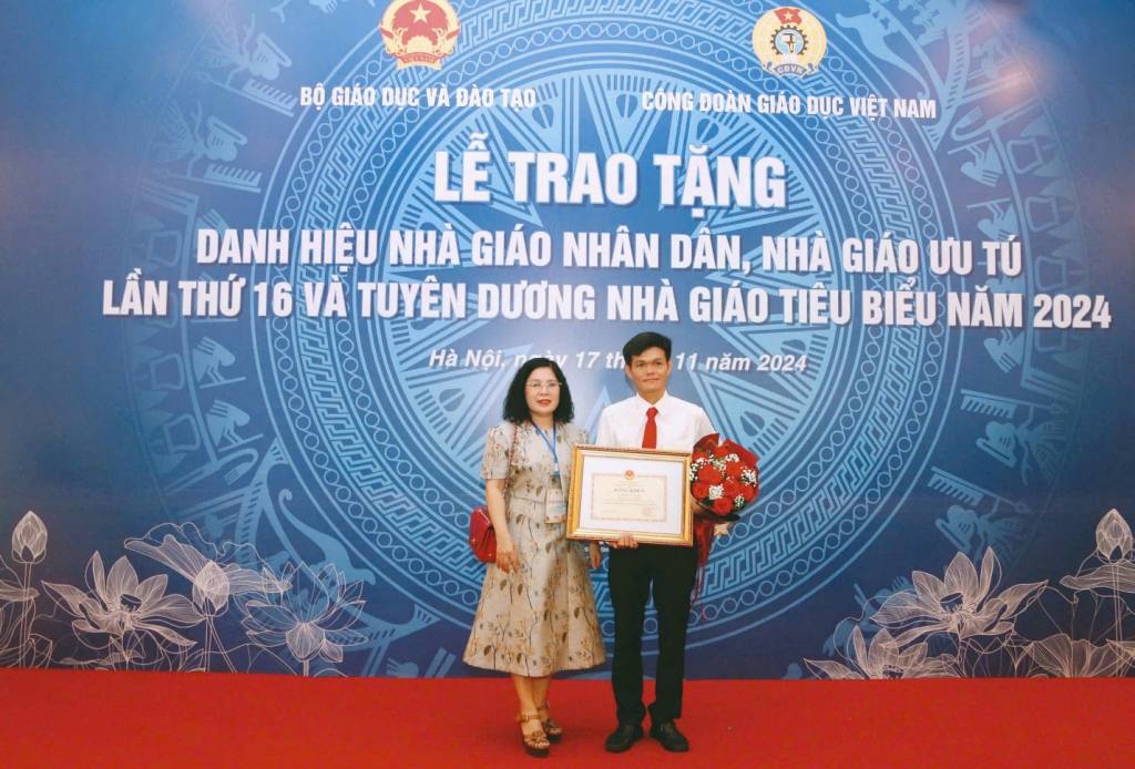 Đại học Công nghiệp TP. HCM có giảng viên đạt danh hiệu “Nhà giáo tiêu biểu” năm 2024